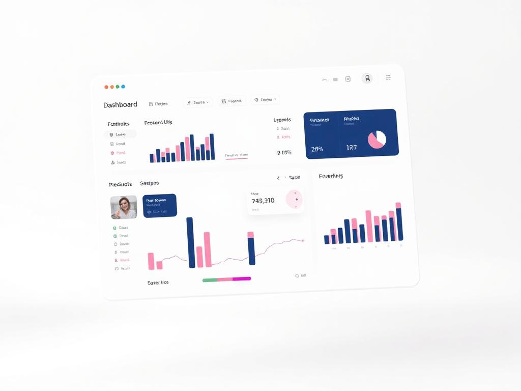 AI web app dashboard