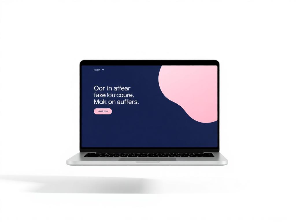 Landing page mockup